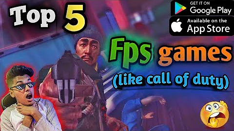Top 5 BEST FPS Games Like COD for iOS/Android | Multiplayer FPS shooting games for mobile