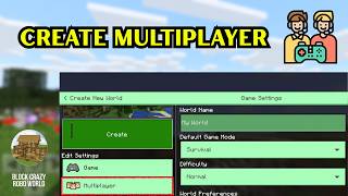 How to create multiplayer in Block Crazy Robo World step by step (easy guide)