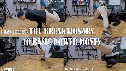 Basic Power Moves | The BreakTionary Part 2 | Breaking Power Move List