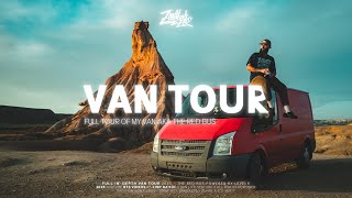 Van Tour: Welcome to my home on wheels aka the Red Bus // Zimy Da Kid X Level8