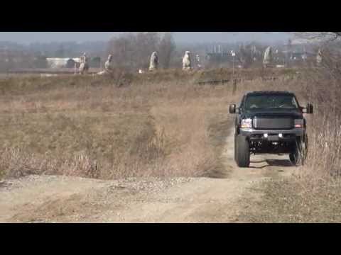 lifted 6.0 POWERSTROKE on 42s loud turbo bark! - YouTube
