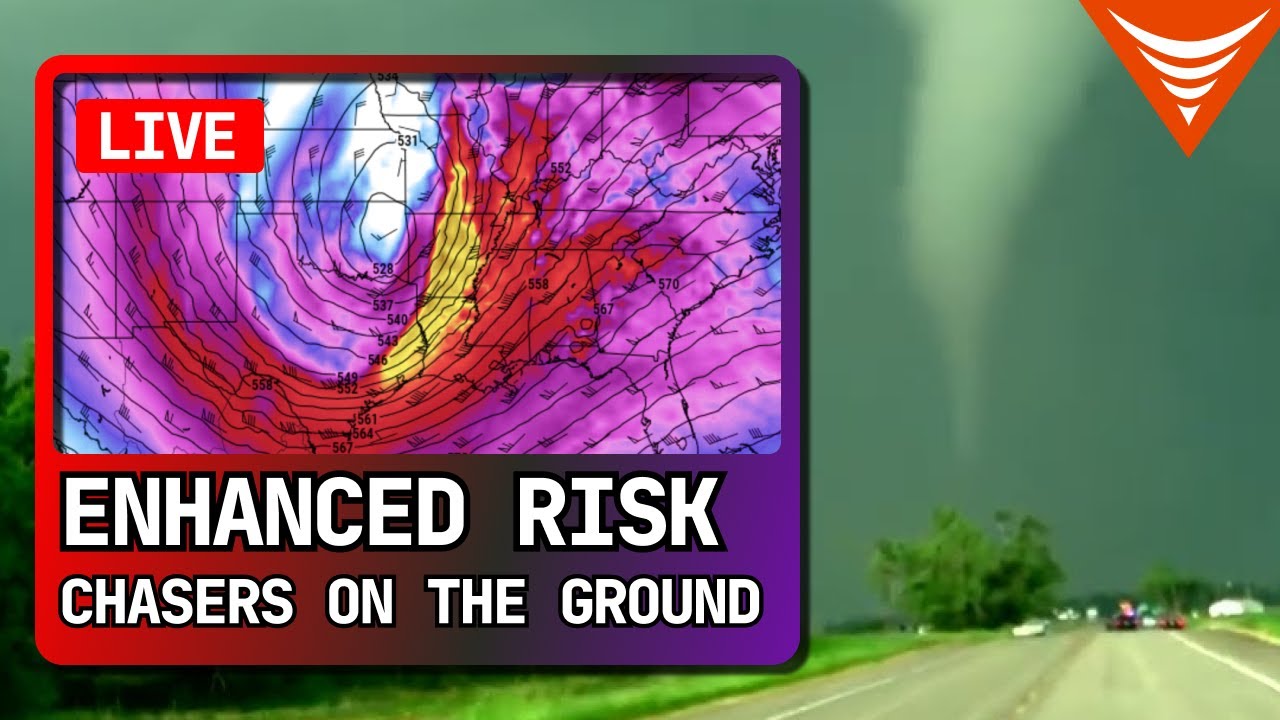PT2 - LIVE TORNADO OUTBREAK Coverage - Texas to Florida - YouTube