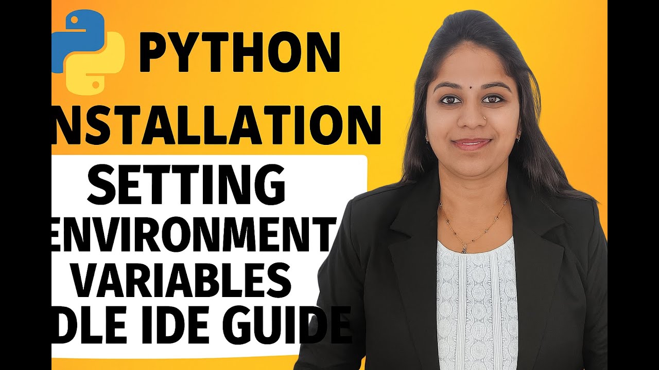 Install Python, Set Environment Variables & Use IDLE IDE - YouTube