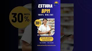 Curso de BPM y 100% on line con certificación Internacional