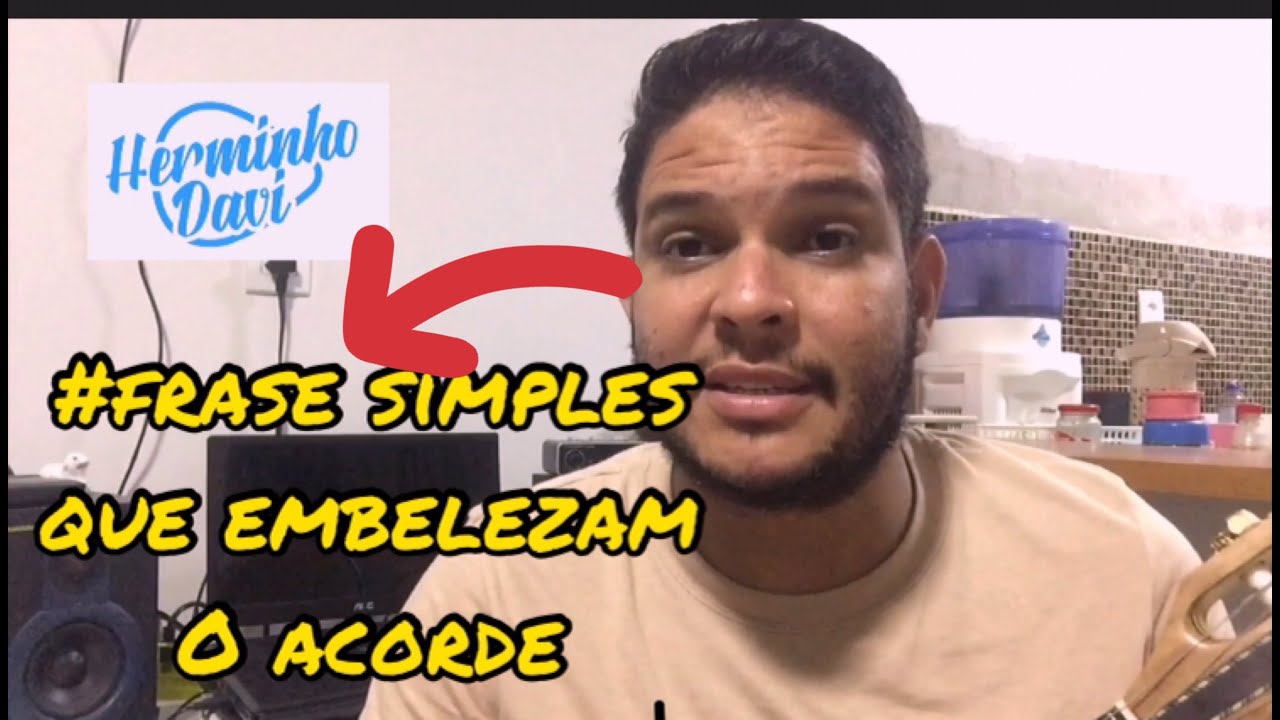 Frases simples, em #3 acordes mais comuns no cavaquinho.