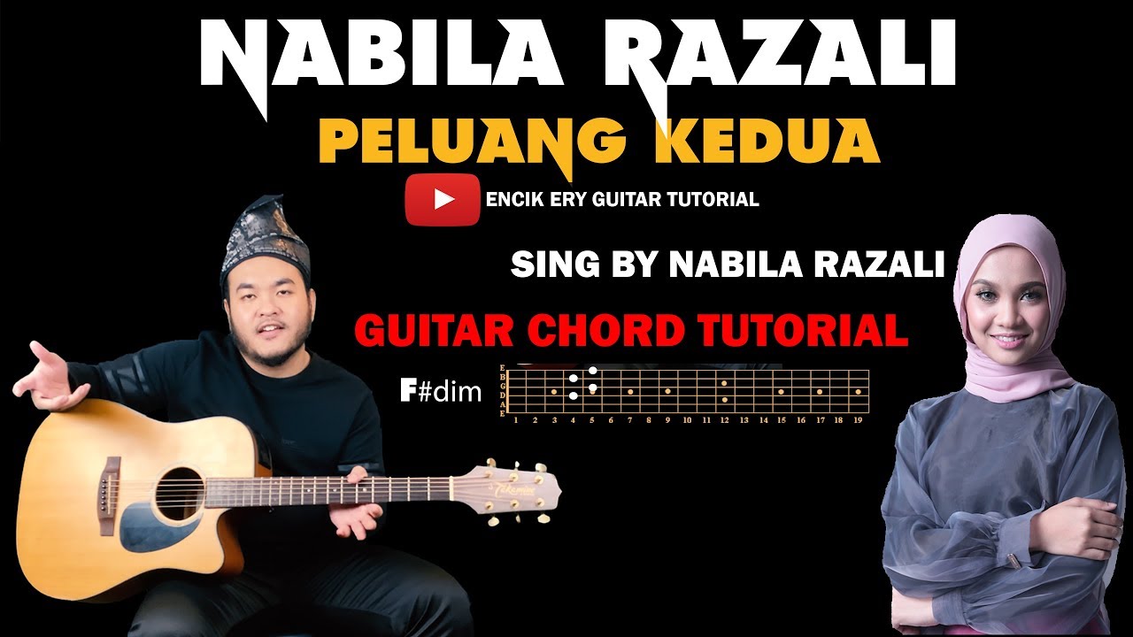 Nabila Razali - Peluang Kedua ( Guitar Chord Tutorial ) - YouTube