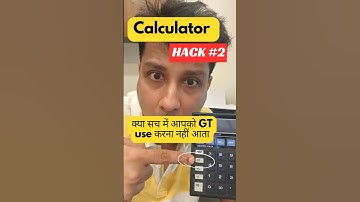 GT button use of Calculator #calculatorhacks #calculator