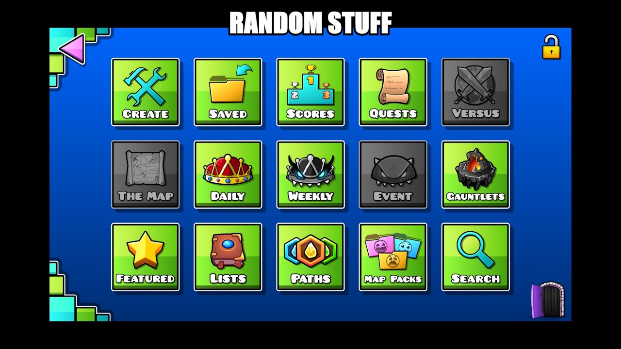 Random Geometry Dash Gameplay II - YouTube