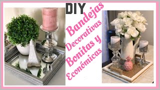 Cómo hacer tus propias bandejas decorativas elegantes y económicas