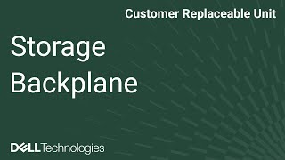 Dell Storage SC7000 Series: Remove/Install Backplane Profile