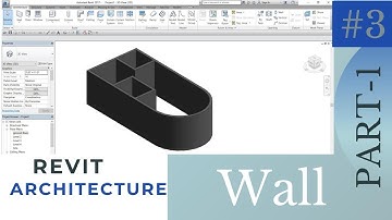 #3 | Create Wall In Revit | Adjust Height of Wall | Revit Architecture [ALFA DESIGN]