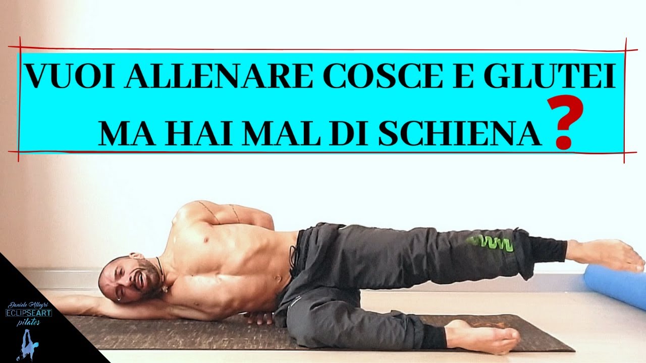 VUOI ALLENARE COSCE E GLUTEI MA HAI MAL DI SCHIENA❓
