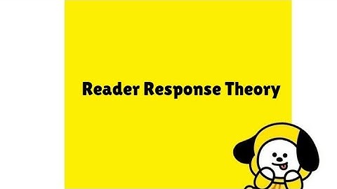 Reader Response Theory || Literary Theory || English Literature || UGC NET
