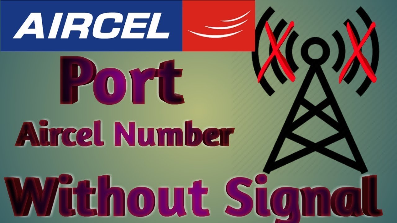How to port aircel without aircel network | port aircel | using other networks | ss
