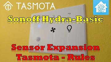 Sonoff Basic Expansion Mod - Buttons, PIR Motion Sensors, Tasmota Rules and more!
