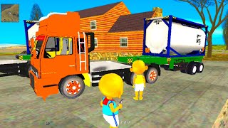 Upin ipin Berulah Truk Orange Gandeng Panjang terbaring 🤣 Dunia Oyya