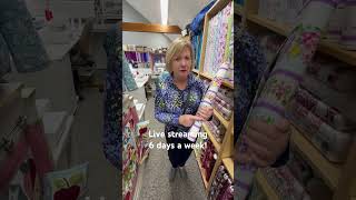 Tune in to our live stream tonight at 7! www.gloriahorn.com #sewing #quilting #babylock #diy
