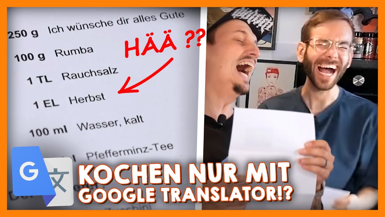Einen Esslöffel HERBST!?? Google Translator Kochen! 🆚 @spacefrogs