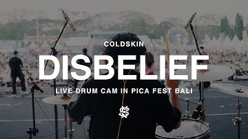 Coldskin - Disbelief (Live Drum Cam) PICA Fest 2025, Bali // Sidiq Nur