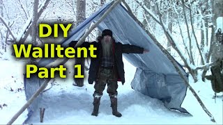 Make A Comfortable Inexpensive Semi Permanent Shelter  Part 1