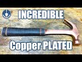 Hammer Restoration & Customization - Copper Electroplated & Carhartt Micarta