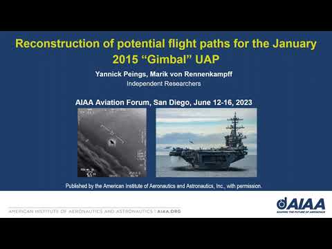 "Gimbal" UAP: AIAA 2023 (Extended)