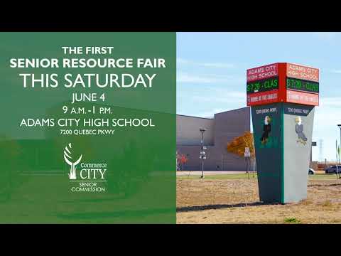 First Senior Resource Fair Happening THIS SATURDAY at Adams City High School