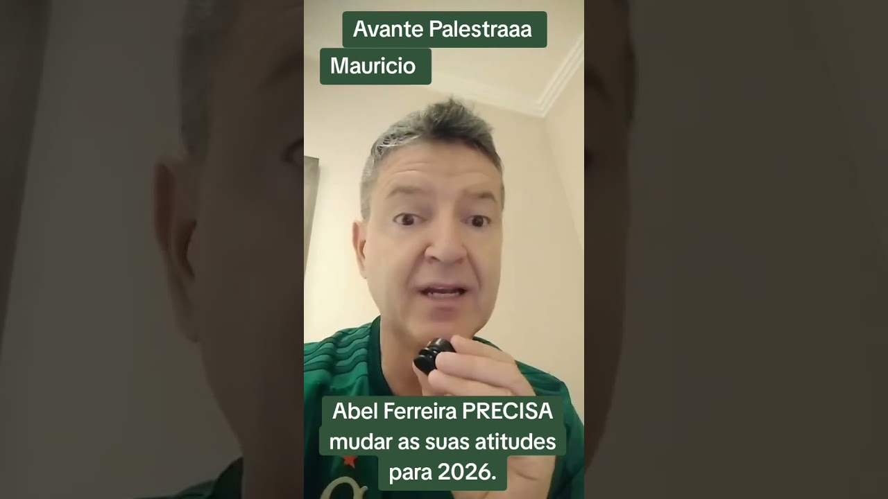 Abel Ferreira precisa mudar as suas atitudes para ganhar títulos. 