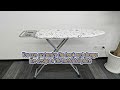 Customizable metal ironing board