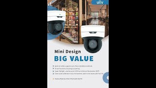 【Product Intro】UNV 5MP Active Deterrence Mini PTZ (IPC675LFW-AX4DUPKC-VG)