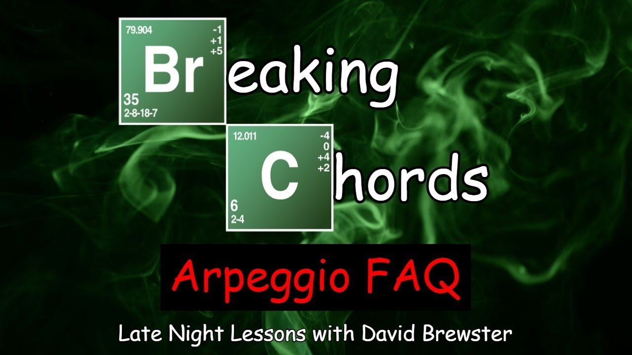 Разделение аккордов — часто задаваемые вопросы об арпеджио