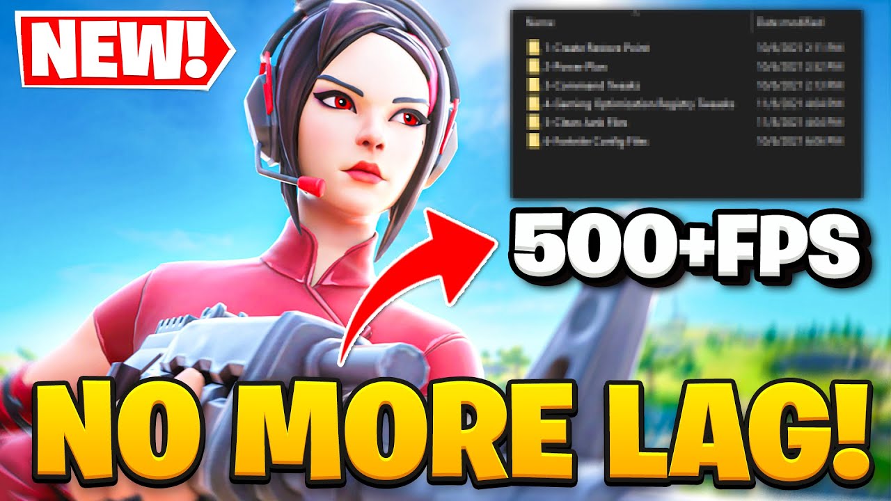 How To Fix LAG & BOOST FPS In Fortnite Season 8 - Fix FPS Drops (Fortnite FPS Boost Pack)