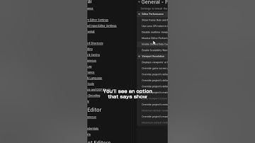 Unreal Engine Tip #21 Show Frame Rate and Memory in the Editor #unrealengine #ue5 #gamedev #indiedev