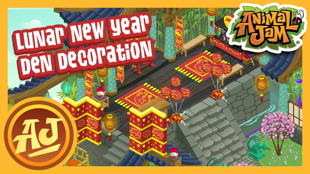 Year of the Rat - Den Decoration | Animal Jam