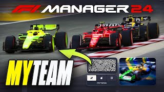 CREATE A TEAM - F1 Manager 24 Career: FIRST HOUR GAMEPLAY | FULL Customisation \u0026 More