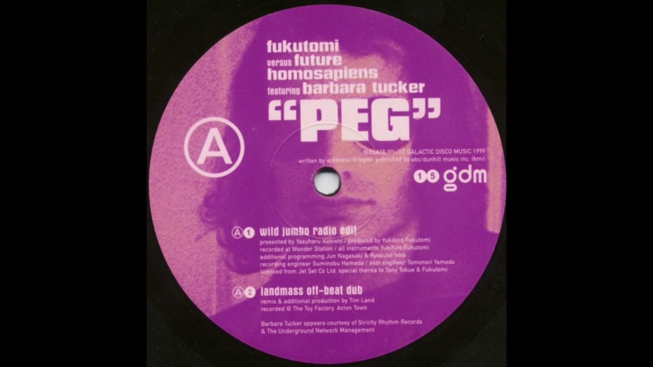 Fukutomi Versus Future Homosapiens Feat. Barbara Tucker - Peg (Wild Jumbo Radio Edit)