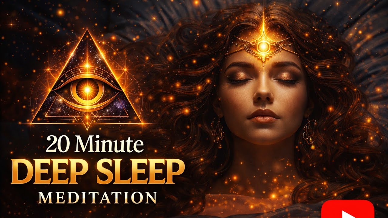 20 Minute Deep Sleep Meditation | Black Screen | Fall Asleep Fast ...