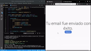 Ejemplo formulario de contacto con nodemailer