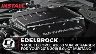 Take Your 2018-2023 Ford Mustang GT To The Next Level With This Edelbrock E-Force Supercharger!