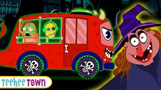 Wheels On The Bus Haunted Song + Spooky Scary Skeletons Songs by Teehee Town