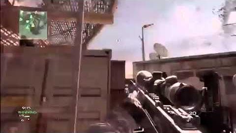 MW3 : Orgasm Inducing Spin Throwing Knife across the Map !