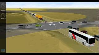 Kerman All-Way Stop Microsimulation