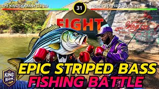 Monster Striped Bass Fishing Boss Battle on Potomac River