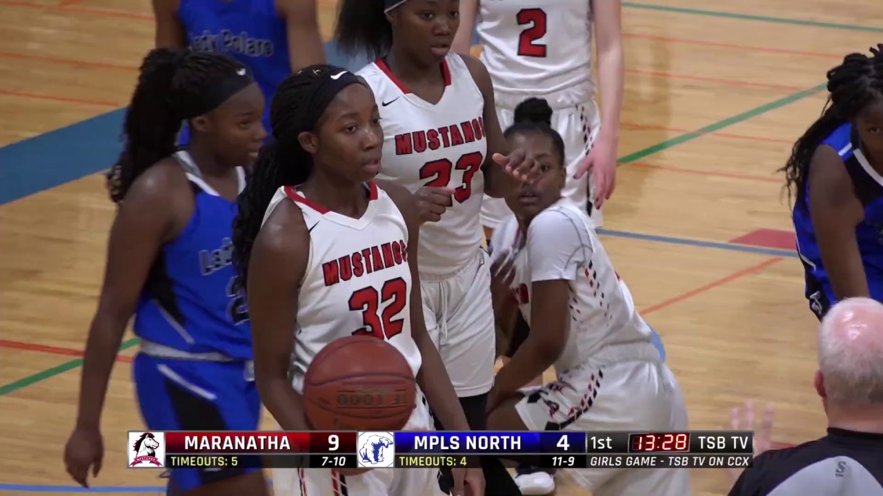 High School Girls Basketball: Maranatha Christian Academy vs. Minneapolis North