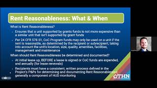 CoC Program Administration 101, Compliance Basics, Part 2