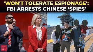 ‘We’re not done yet’: FBI arrests 2 Chinese 'spies' accused of trying to recruit US service members Update