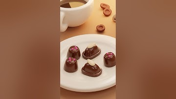 How to model delicious filled chocolates in Blender I by 3Dartist Søren Juhl  #blender #lowpoly3d