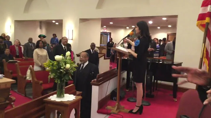 Armida L. Flores at Zion Lead me to Calvary