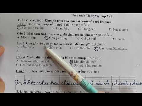 Video Tiếng việt lớp 1- Kiểm tra học kỳ 2 - YouTube