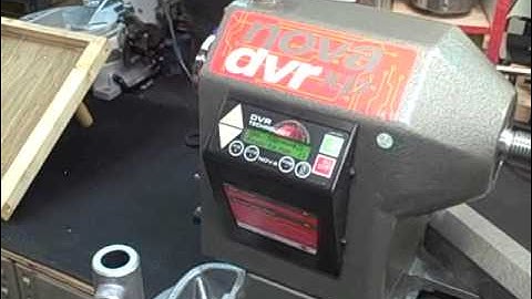 Nova DVR Lathe with Outrigger